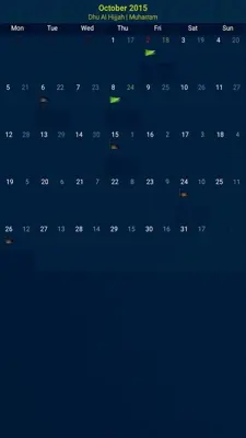 Islamic Calendar android App screenshot 2