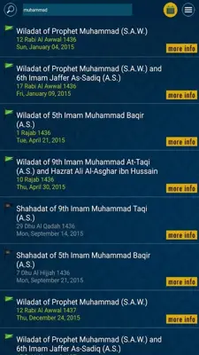 Islamic Calendar android App screenshot 5