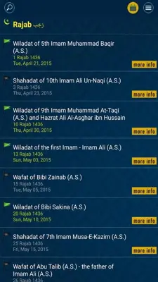 Islamic Calendar android App screenshot 6